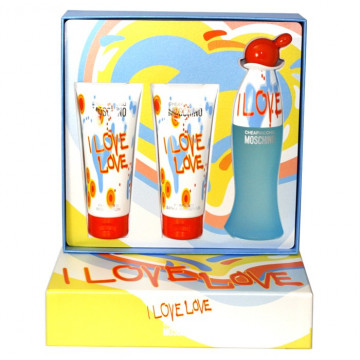 Купить - Moschino I Love Love - Подарочный набор (EDT30+S/G25+B/L25)