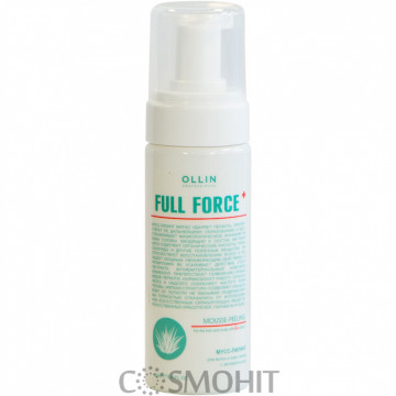 Купить - OLLIN Full Force Mousse-Peeling for Hair & Scalp - Мусс-пилинг для волос и кожи головы с экстрактом алоэ