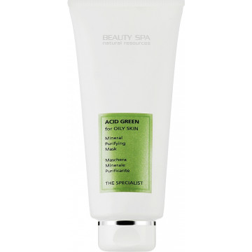 Купить - Beauty Spa Acid Green Mask - Лечебная маска для жирной и проблемной кожи лица