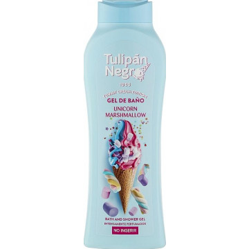 Купить - Tulipan Negro Intense Bath And Shower Gel Marshmallow Unicorn - Гель для душа "Зефирный единорог"
