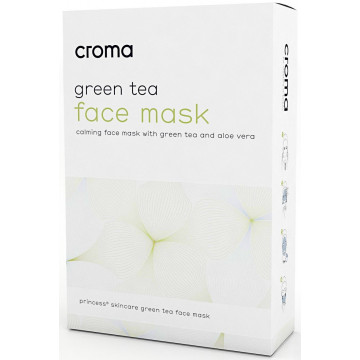 Купить - Croma Face Mask with Green Tea - Маска для лица с экстрактом зеленого чая