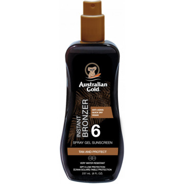 Купить - Australian Gold Spray Gel bronzer - Солнцезащитный спрей-гель с бронзатором SPF 6