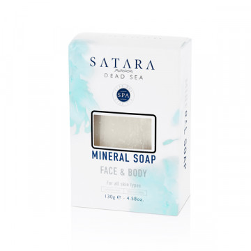 Купить - Satara Dead Sea Natural Mineral Soap Face&Body - Натуральное минеральное мыло