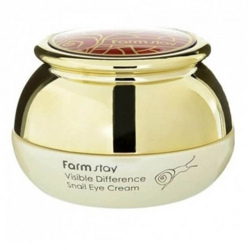 Купить - FarmStay Visible Difference Snail Eye Cream - Крем для кожи вокруг глаз с экстрактом улитки