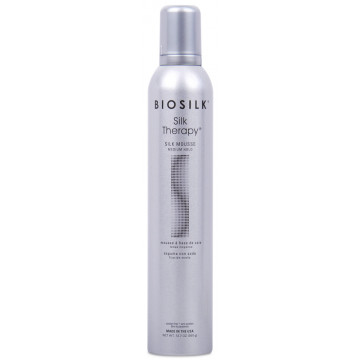 Купить - BioSilk Silk Therapy Silk Mousse Medium Hold - Шелковый кремовый мусс средней фиксации