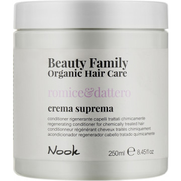 Купить - Nook Beauty Family Organic Hair Care Romice & Dattero Crema Suprema - Регенерирующий кондиционер для окрашенных и поврежденных волос