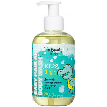 Купить - Top Beauty Baby Hair Body Wash 2 in 1 - Шампунь-гель для душа 2 в 1 детский для мальчиков возраст 1+ 