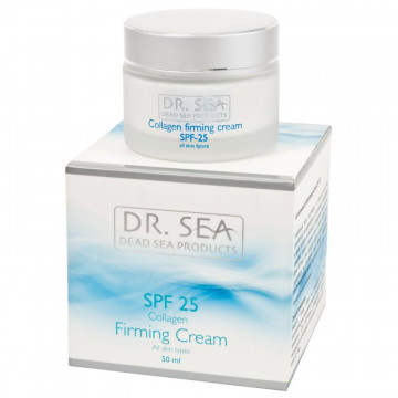 Купить - Dr. Sea Collagen Firming Cream SPF 25 - Коллагеновый укрепляющий крем SPF25