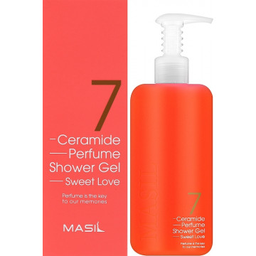 Купить - Masil 7 Ceramide Perfume Shower Gel Sweet Love - Гель для душа с керамидами с ароматом ириса Купить - Masil 7 Ceramide Perfume Shower Gel Sweet Love - Гель для душа с керамидами с ароматом ириса