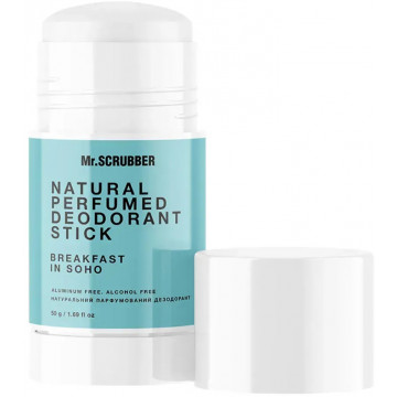 Купить - Mr.Scrubber Natural Perfumed Deodorant Stick "Breakfast in Soho" - Натуральный парфюмированный дезодорант