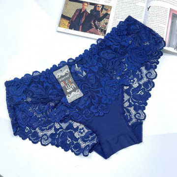 Купить - Biweier 2002 Navy - Кружевные трусики (синие)