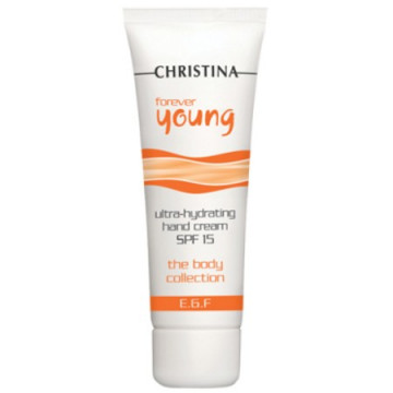 Купить - Christina Forever Young Body Collection Hand Cream SPF15 - Солнцезащитный крем для рук 