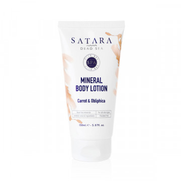 Купить - Satara Dead Sea Mineral Body Lotion Carrot&Obliphica - Минеральный лосьон для тела "Морковь и Облепиха"