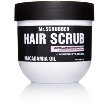 Купить - Mr.Scrubber Macadamia Oil Hair Scrub - Скраб для кожи головы с маслом макадамии и кератином