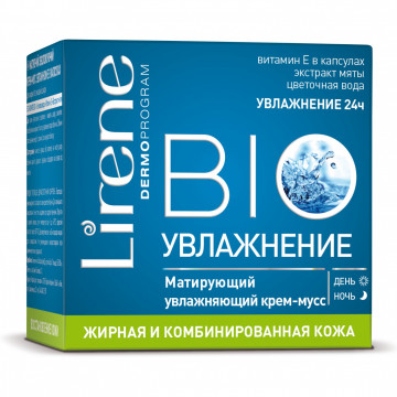 Купить - Lirene Bi Cream - Матирующий увлажняющий крем-мусс