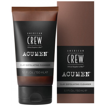 Купить - American Crew Acumen Clay Exfoliating Cleanser - Отшелушивающее очищающее средство для умывания с глиной