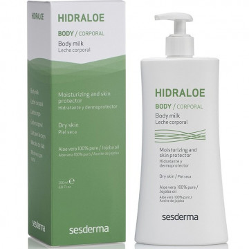 Купить - Sesderma Hidraloe Body Milk 200 мл - Увлажняющее молочко для тела с защитным эффектом