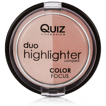 Купить - Quiz Cosmetics Color Focus Duo Highlighter - Пудра-хайлайтер