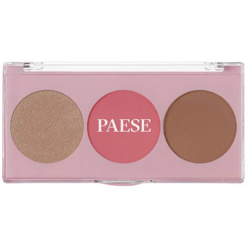 Купить - Paese Trio Contour Pallet - Контурная палитра 3 в 1 Румяна + Хайлайтер + Бронзер