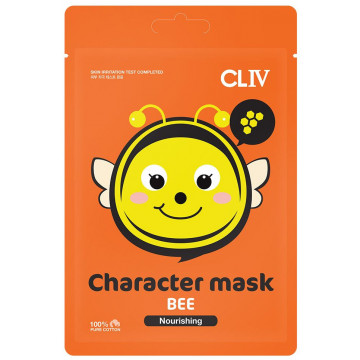 Купить - CLIV Character Mask Bee - Тканевая питательная маска "Пчелка"