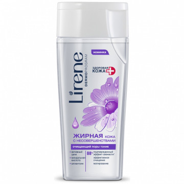 Купить - Lirene Cleansing Tonic Oily Skin with Imperfection - Очищающий поры тоник для жирной кожи