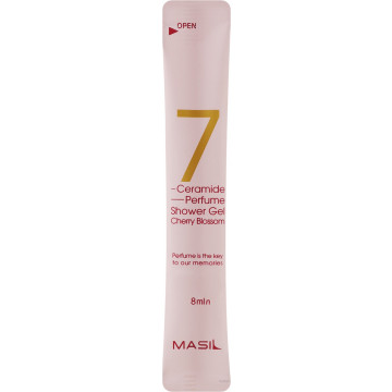 Купить - Masil 7 Ceramide Perfume Shower Gel Cherry Blossom - Гель для душа с керамидами с ароматом цветущей вишни