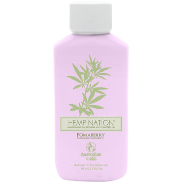 Купить - Australian Gold Hemp Nation Pomaberry Body Lotion - Увлажняющий закрепитель загара гранат