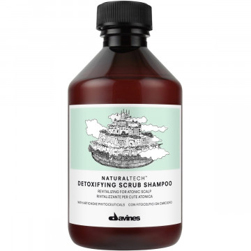Купить - Davines Natural Tech Detoxifying Scrub Shampoo 250 мл - Детоксицирующий шампунь-скраб