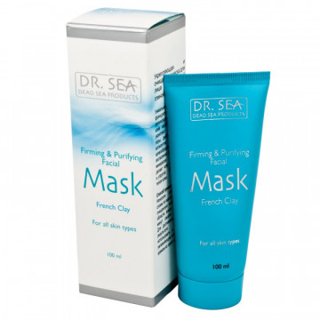 Купить - Dr. Sea Firming and Purifying Facial Mask - Укрепляющая и очищающая маска для лица с французской глиной