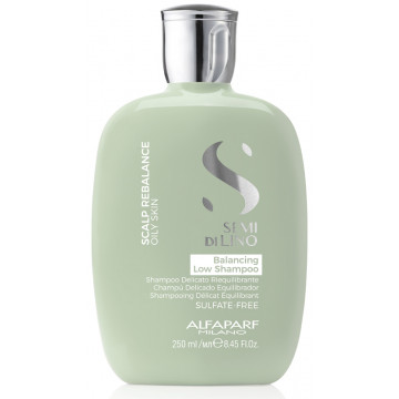 Купить - Alfaparf Milano Semi di Lino Scalp Balancing Low Shampoo - Балансирующий шампунь для жирных волос