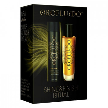 Купить - Orofluido Finish Ritual Pack - Подарочный набор (эликсир красоты + лак для волос)