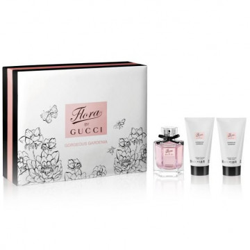 Купить - Gucci Flora by Gucci Gorgeous Gardenia - Подарочный набор (EDT50+2хB/L50) 