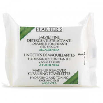 Купить - Planter's Aloe Vera Demake-Up Towels - Салфетки для снятия макияжа 20 шт