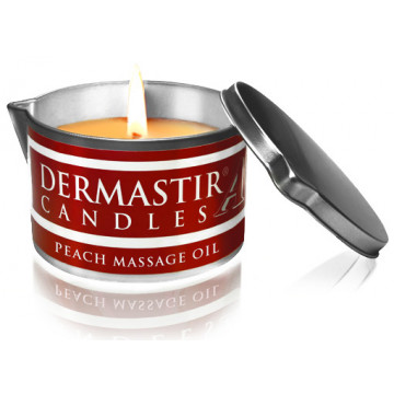 Купить - Dermastir Massage Candle Oil Peach -  Массажная свеча Персик