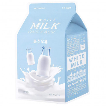 Купить - A'Pieu White Milk One-Pack - Тканевая увлажняющая маска с молочными протеинами