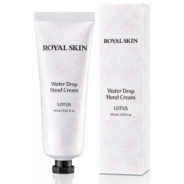 Купить - Royal Skin Water Drop Hand Cream Lotus - Увлажняющий крем для рук "Лотос"