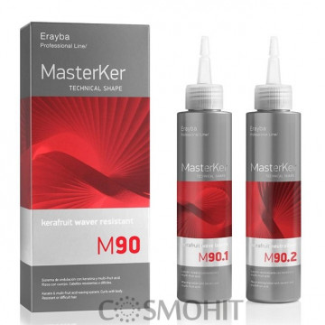 Купить - Erayba Masterker M90 Kerafruit Waver Resistant - Набор для создания четких локонов: лосьон 150 мл + нейтрализатор