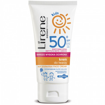 Купить - Lirene Kids Sun Protection Face Cream SPF 50 - Детский солнцезащитный крем для лица SPF 50
