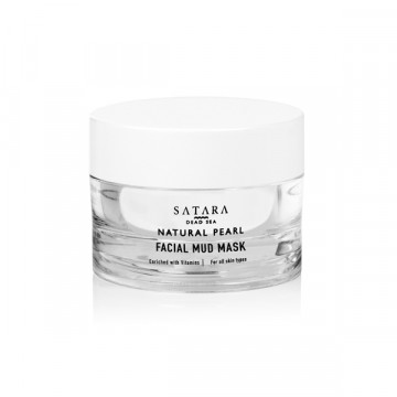 Купить - Satara Natural Pearl Facial Pure Mud Mask - Грязевая маска для лица с витаминами