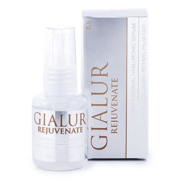 Купить - Piel Gialur Rejuvenate 0,5% - Антивозрастная увлажняющая сыворотка гиалуроновой кислоты с эластином коллагеном и ретинолом (0,5% низкомолекулярной гиалуроновой кислоты) 