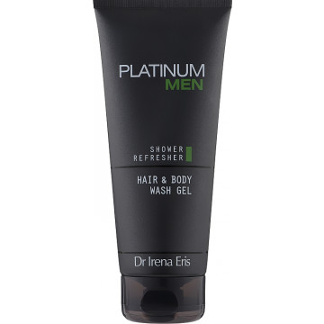 Купить - Dr. Irena Eris Platinum Men Shower Refresher Hair Body Wash Gel - Шампунь-гель для тела и волос