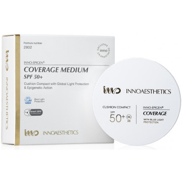 Купить - Innoaesthetics Epigen Coverage Medium Uvp 50+ - Компактная тональная основа с SPF 50+ в формате кушона