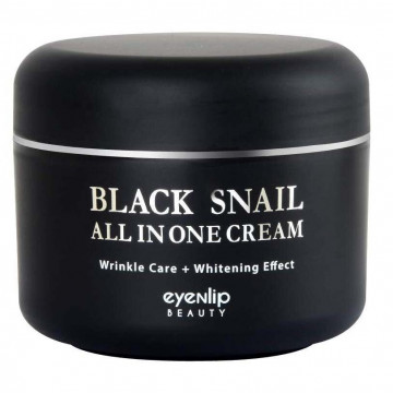 Купить - Eyenlip Black Snail All In One Cream - Крем для лица с муцином черной улитки