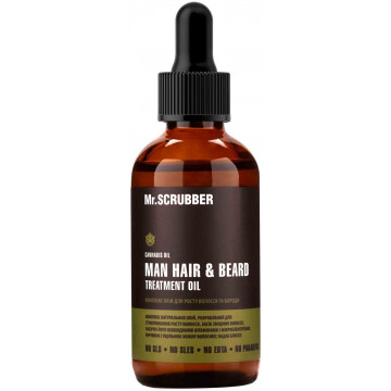 Купить - Mr.Scrubber Man Tea Tree Hair&Beard Treatment Oil - Комплекс масел для роста волос и бороды