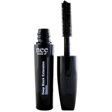 Купить - Nee Make Up Deep Black Extension Mascara Mini - Мини-тушь Эффект накладных ресниц