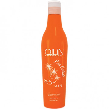 Купить - OLLIN Pina Colada Sun Shampoo Hair & Body - Шампунь для волос и тела