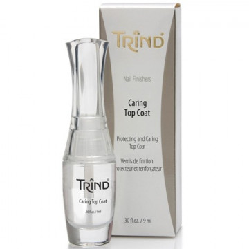 Купить - Trind Nail Finishers Caring Top Coat - Ухаживающий закрепитель лака, глянцевый