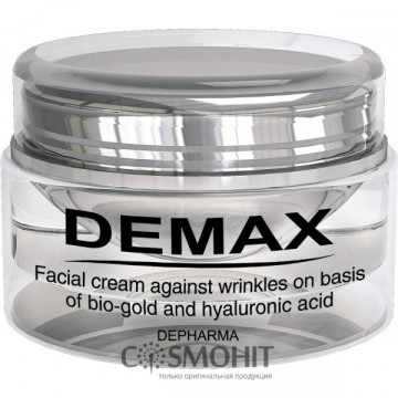 Купить - Demax Facial Cream Against Wrinkles On Basis Of Bio-Gold And Hyaluronic Acid 100 мл - Крем для лица против морщин на основе био-золота и гиалуроновой кислоты