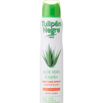 Купить - Tulipan Negro Body Deo Spray Aloe Vera & Jojoba - Дезодорант-спрей "Алое Вера и Жожоба"