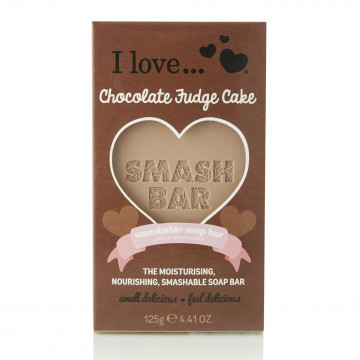 Купить - I Love Chocolate Fudge Cake Smash Bar Soap - Мыло "Шоколадное пирожное"